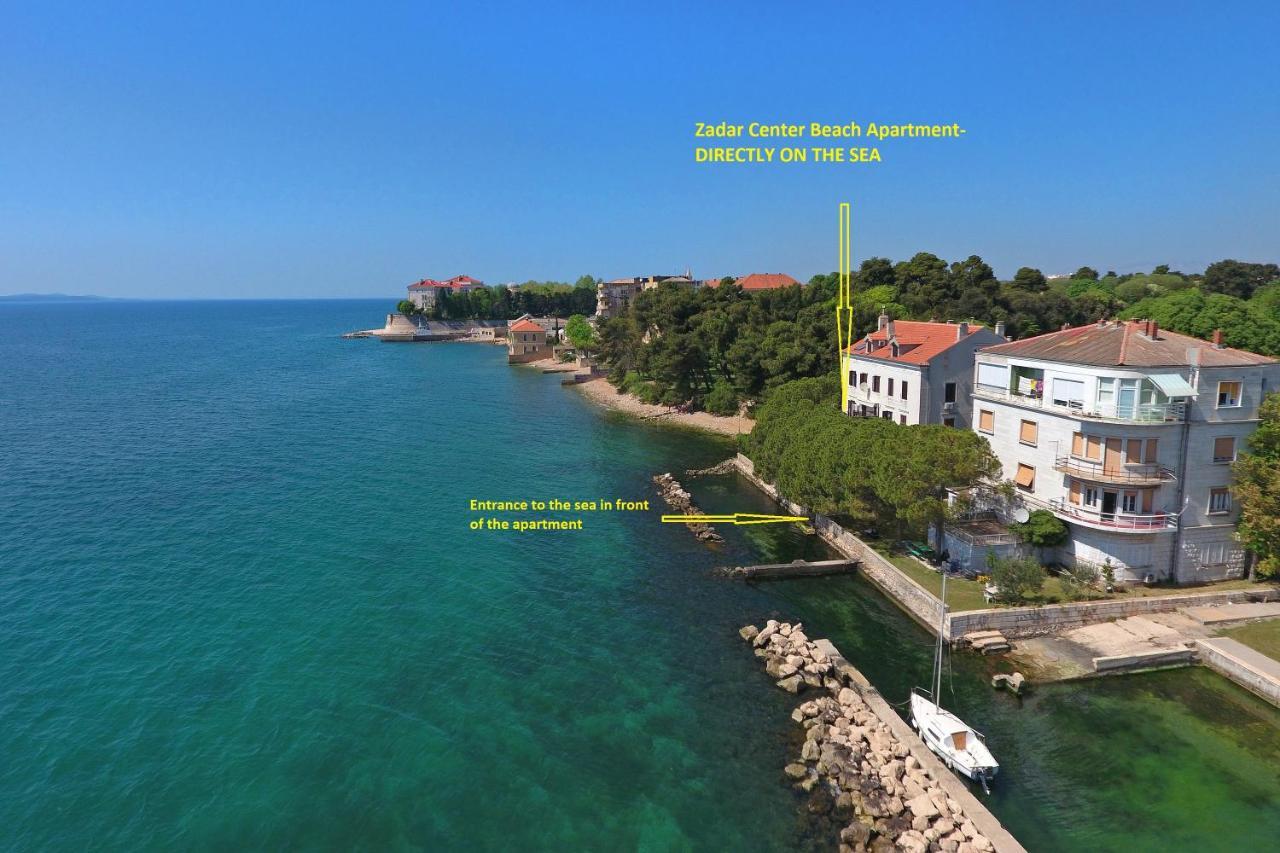 Zadar Center Beach Apartment - Directly On The Sea Εξωτερικό φωτογραφία